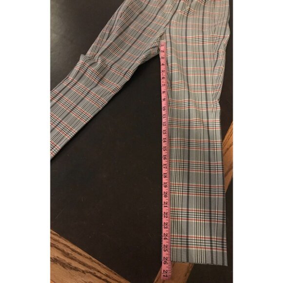 RAG & BONE Simone Checked Skinny Blue Multi Pants - Size 2 - NEW WITH TAG - Picture 7 of 12